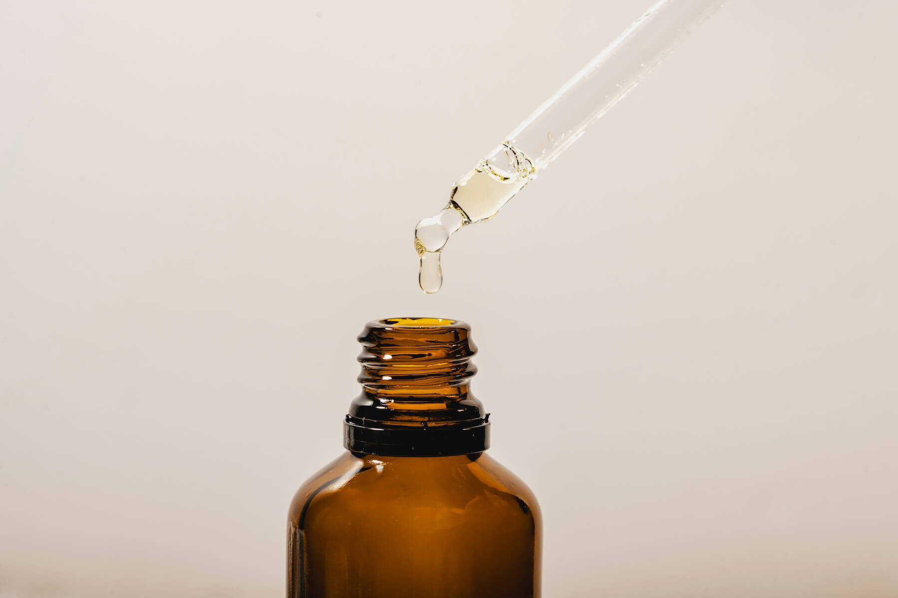 Eye Dropper in glass bottle